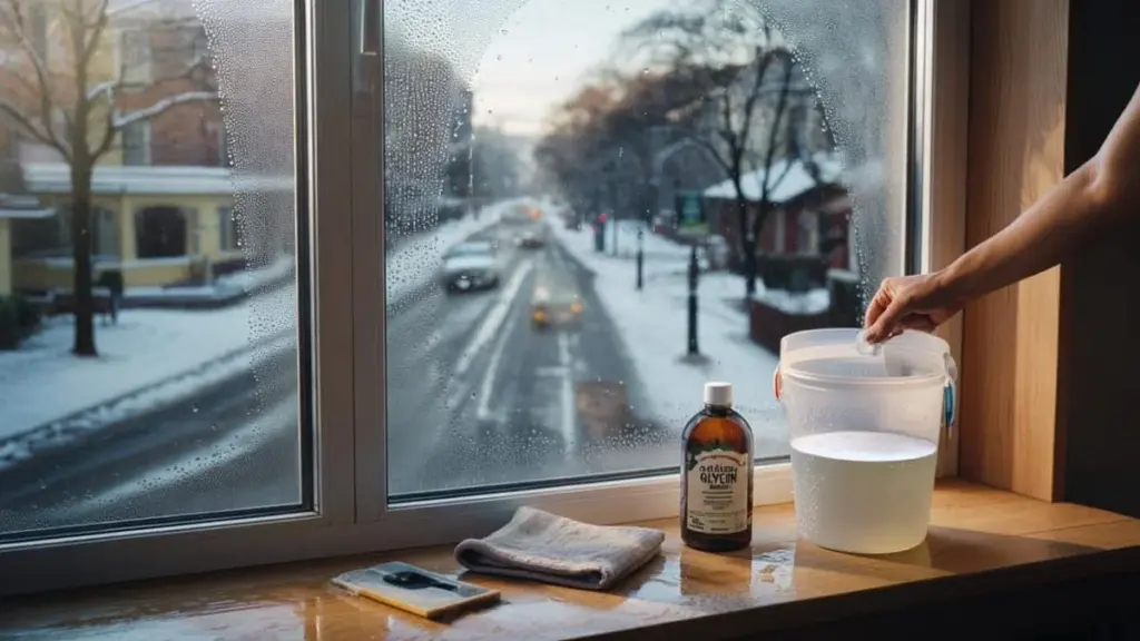 Genial vintertrick: Med dette tilsætningsstof forbliver vinduet klart i måneder